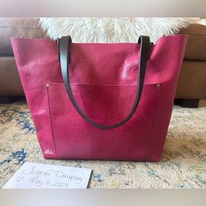 NEW 🦄 Portland Leather Hibiscus Large Classic Tote 🦄